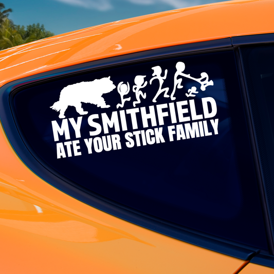 My Smithfield Ate Your Stick Family Sticker