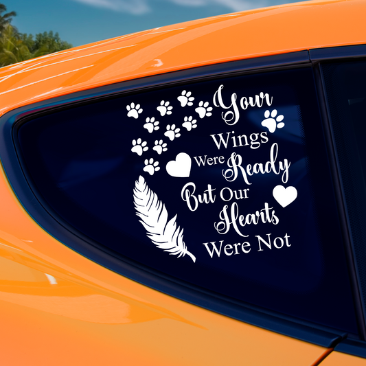 Your Wings Were Ready Sticker