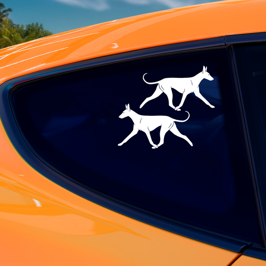 Pharaoh Hound Silhouette Stickers