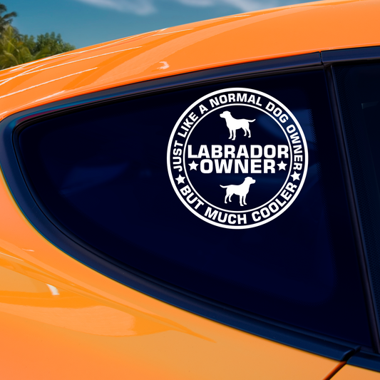 Labrador Owner Sticker