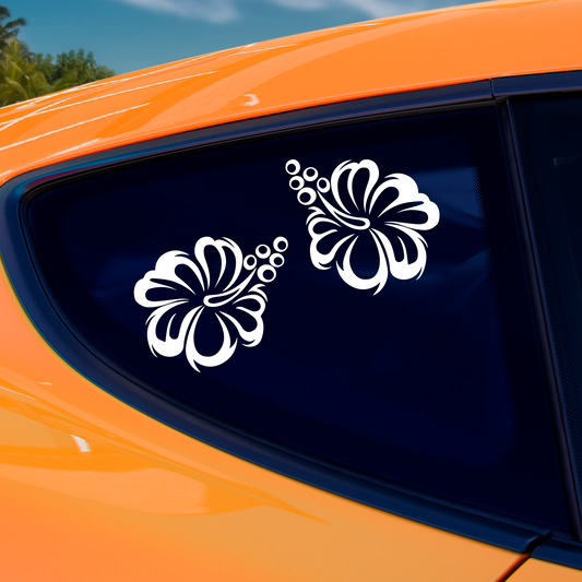 Hibiscus Flower Stickers