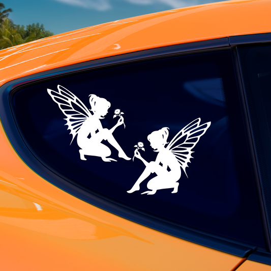 Fairy With Flower Stickers