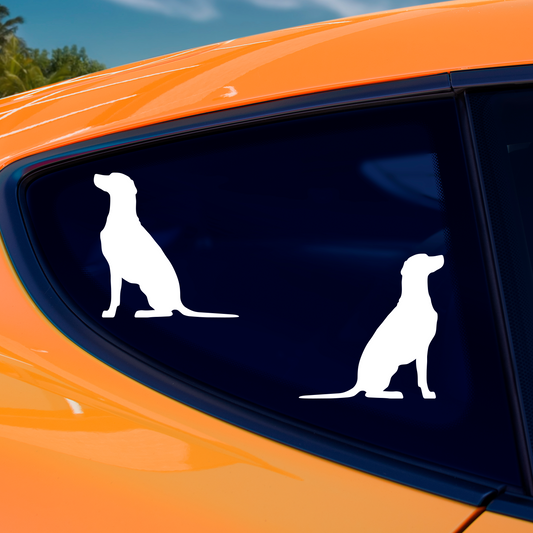 Dalmatian Silhouette Stickers