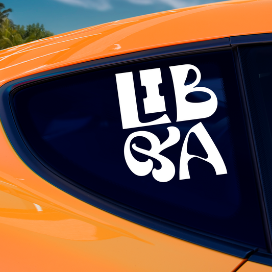 Libra Retro Sticker