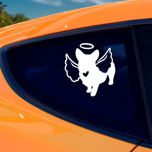 Corgi With Angel Wings Sticker