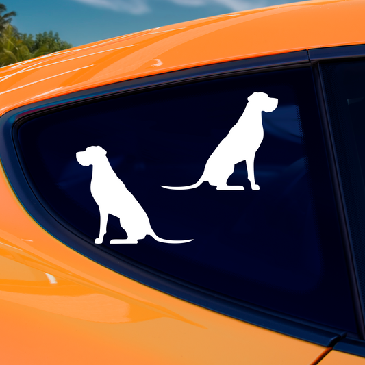 Great Dane Silhouette Stickers