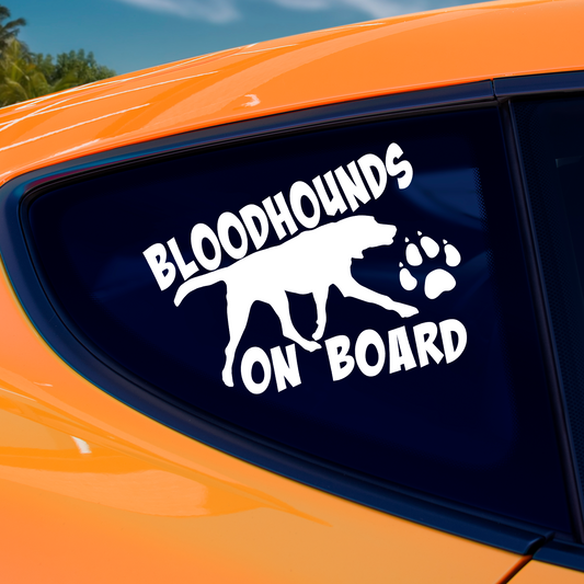 Bloodhounds On Board Sticker