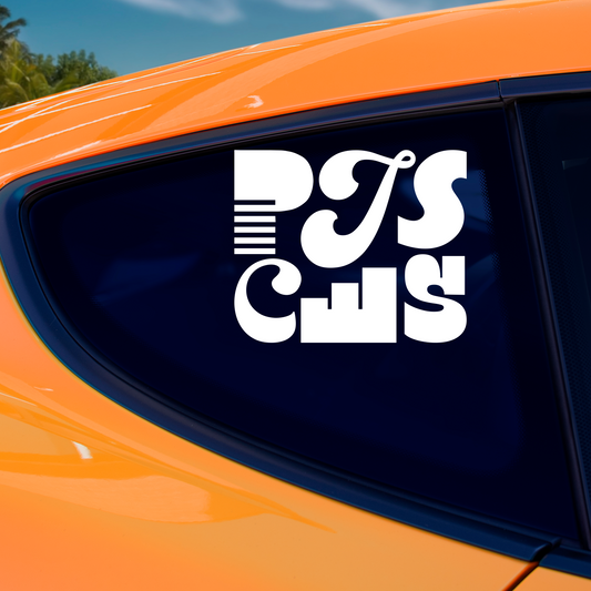 Pisces Retro Sticker