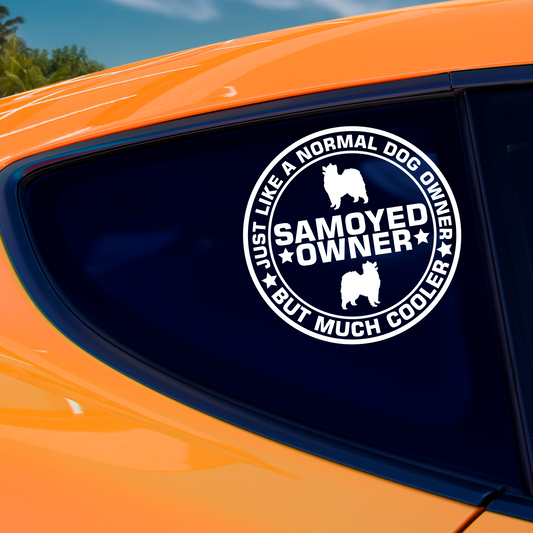 Samoyed Owner Sticker