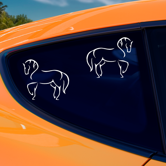 Minimalist Horse Stickers