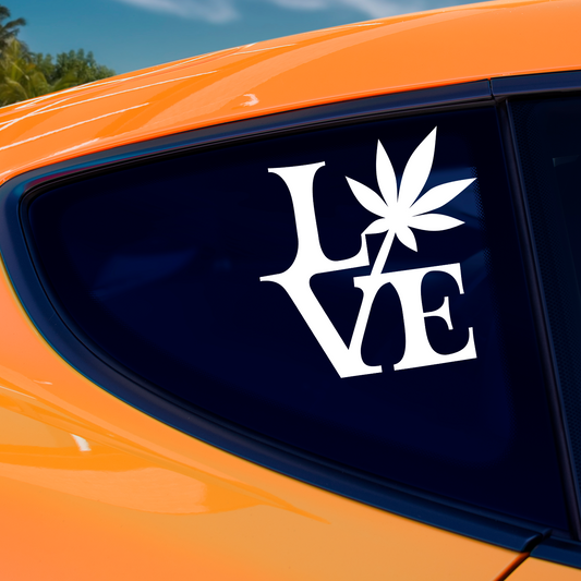 Love Weed Sticker