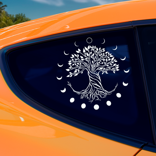 Tree Of Life Moon Phases Sticker