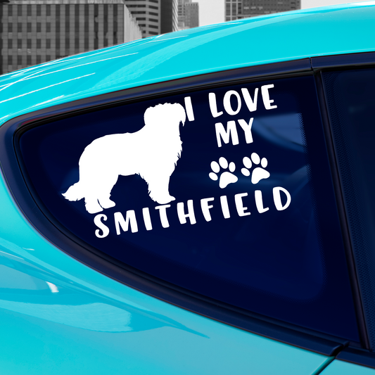 I Love My Smithfield Sticker