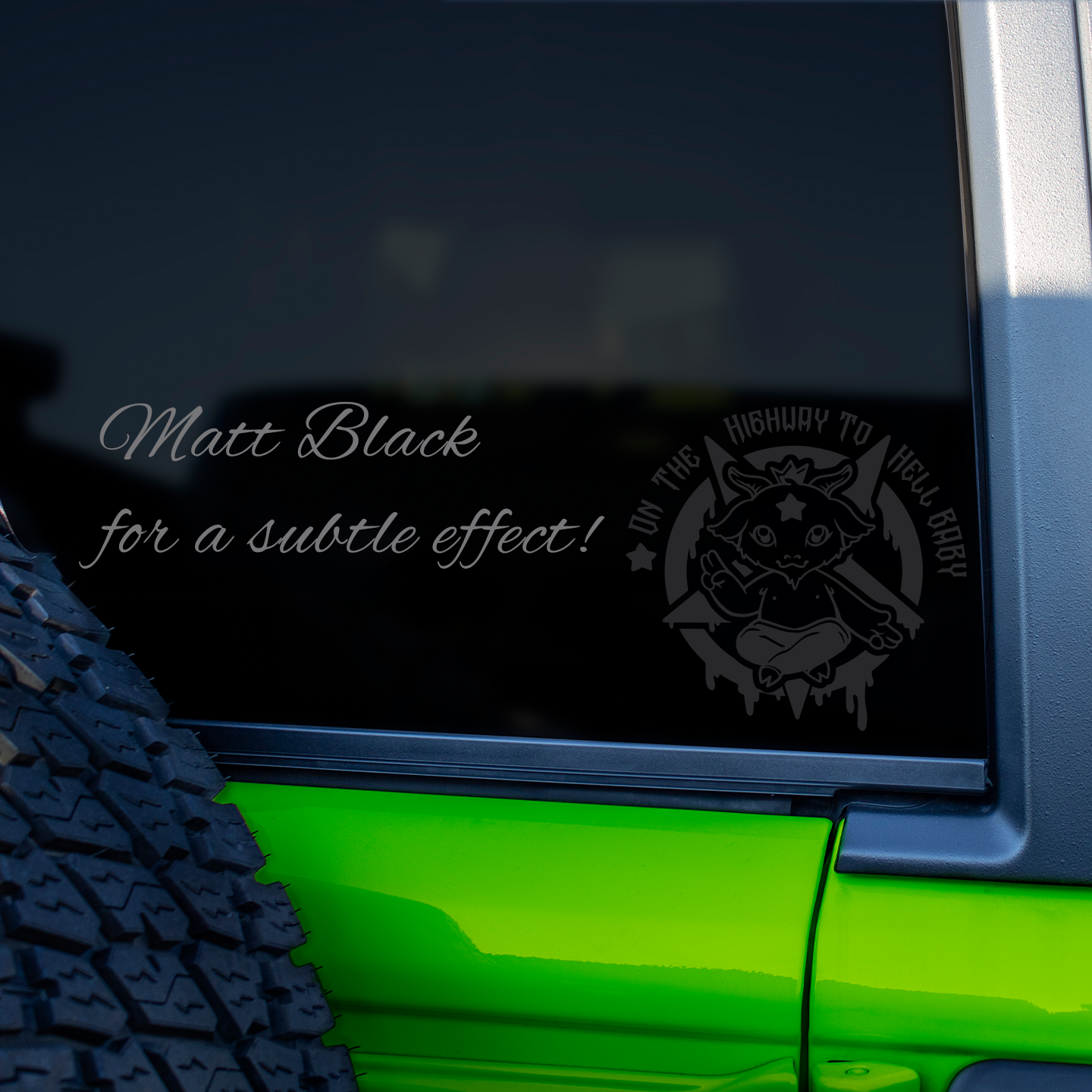 Baphomet Highway To Hell Sticker