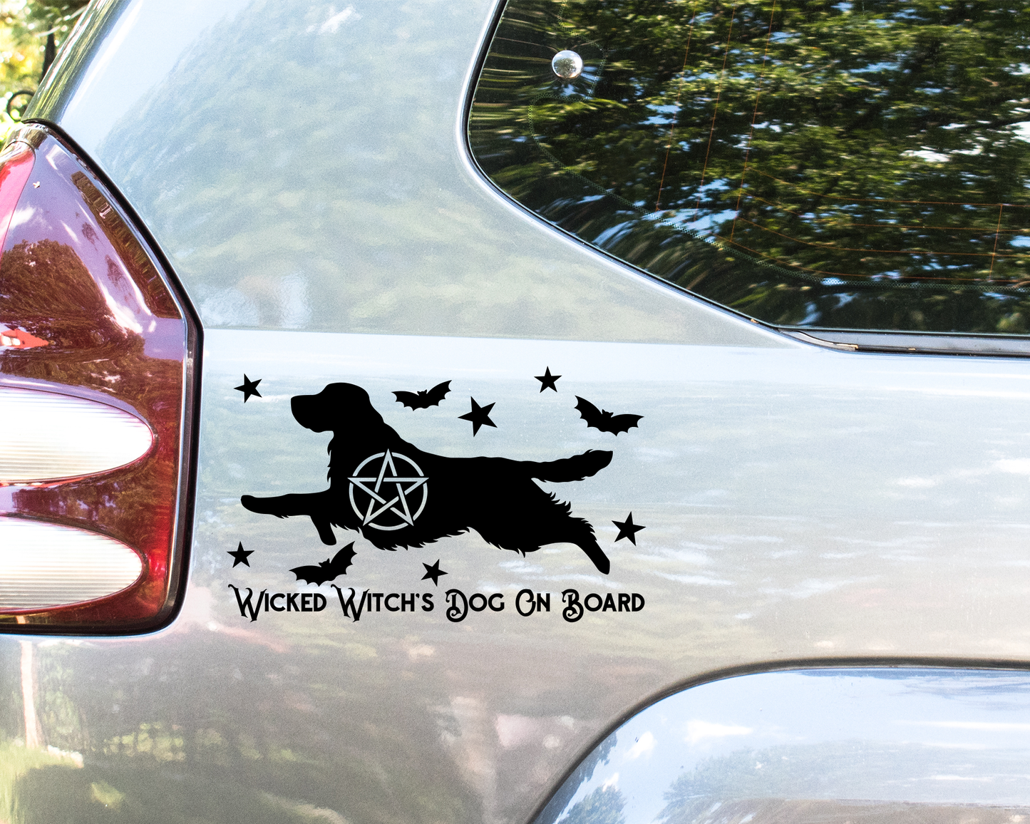 Wicked Witch's Dog On Board Springer Spaniel Sticker