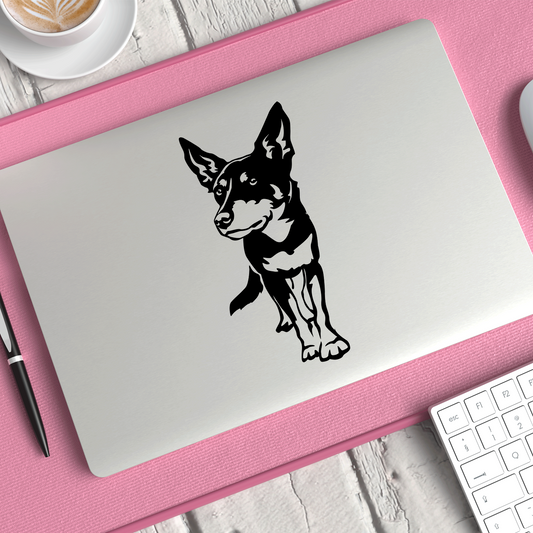 Kelpie Walking Sticker