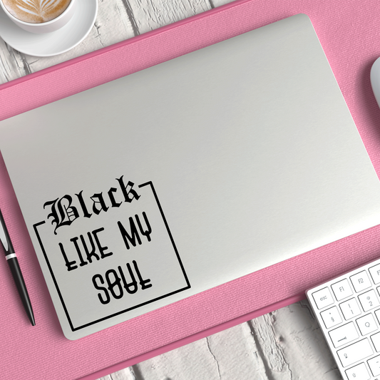 Black Like My Soul Sticker