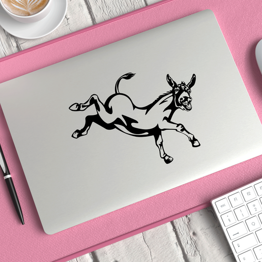 Donkey Kicking Sticker