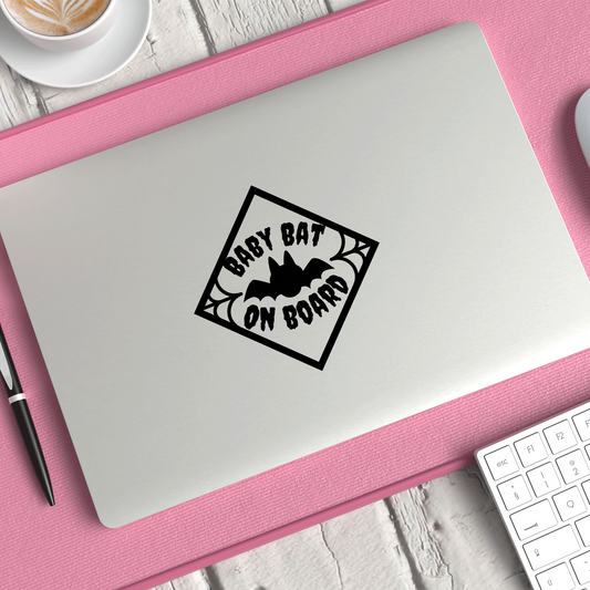 Baby Bat On Board Sticker