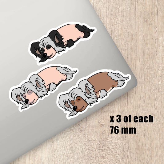 Chinese Crested Stickers