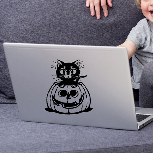 Halloween Black Cat Sticker