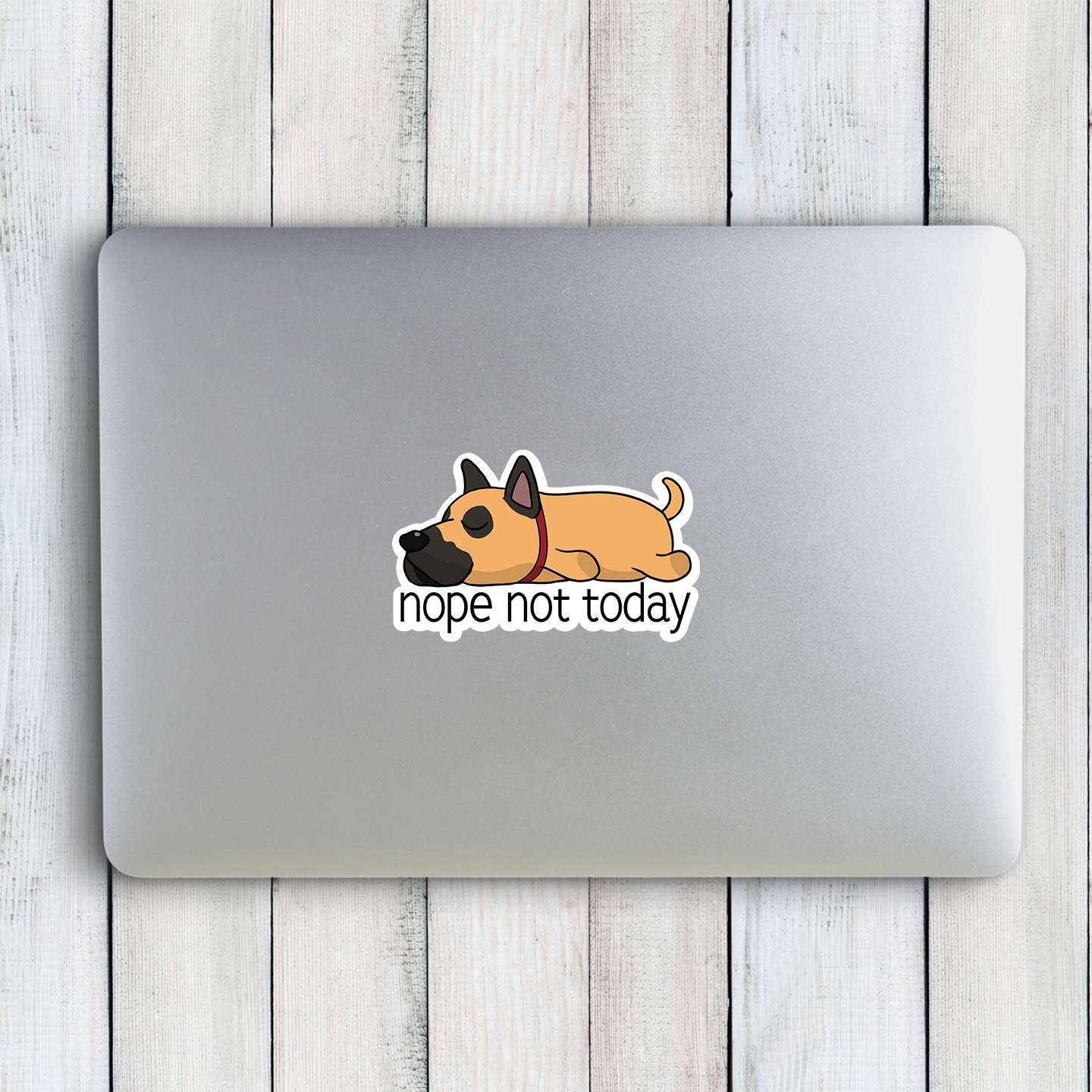 Great Dane Nope Not Today Sticker