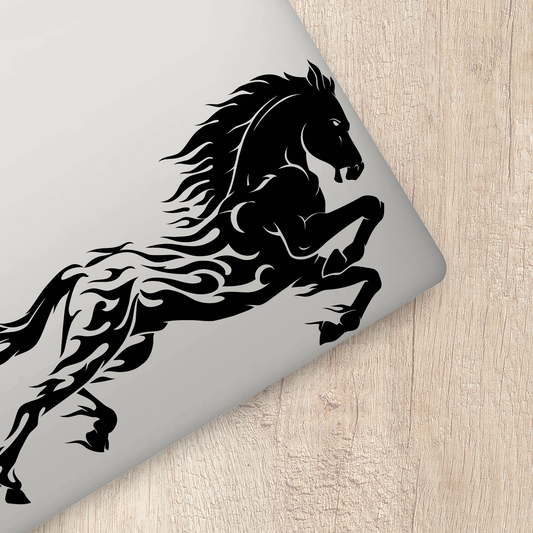 Horse Flames Sticker