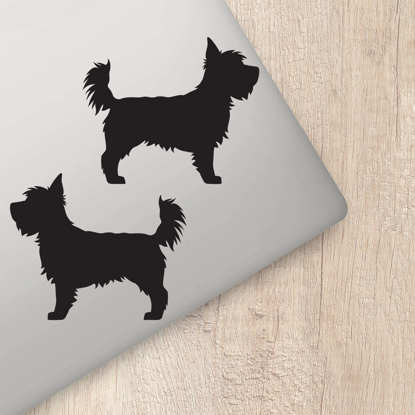Yorkshire Terrier Silhouette Stickers