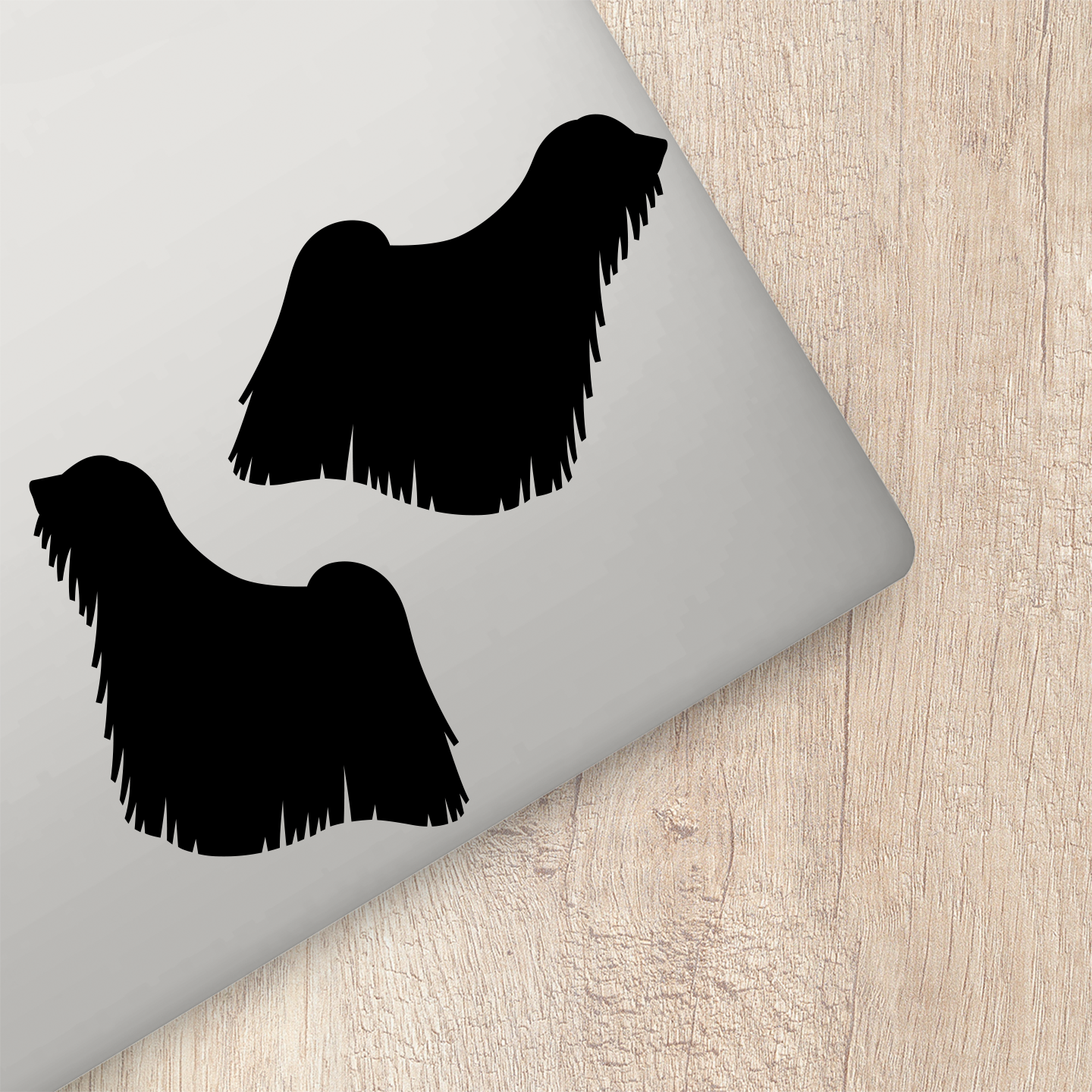 Puli Silhouette Stickers