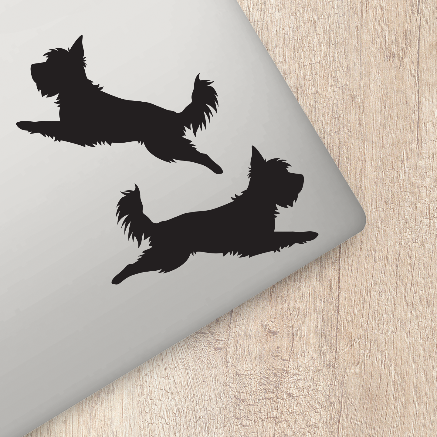 Yorkshire Terrier Silhouette Stickers