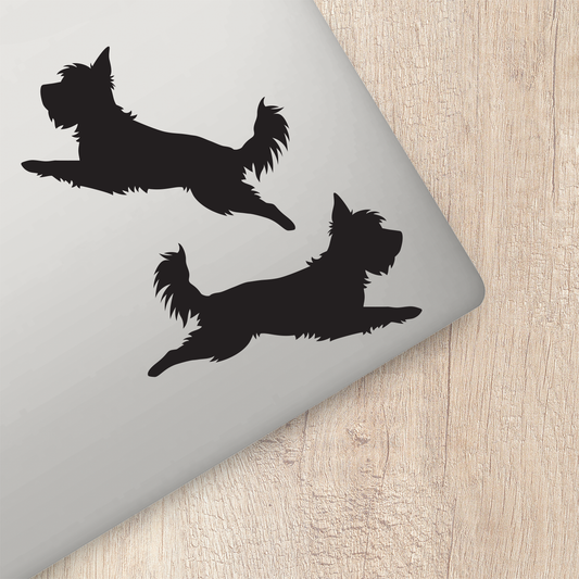 Yorkshire Terrier Silhouette Stickers