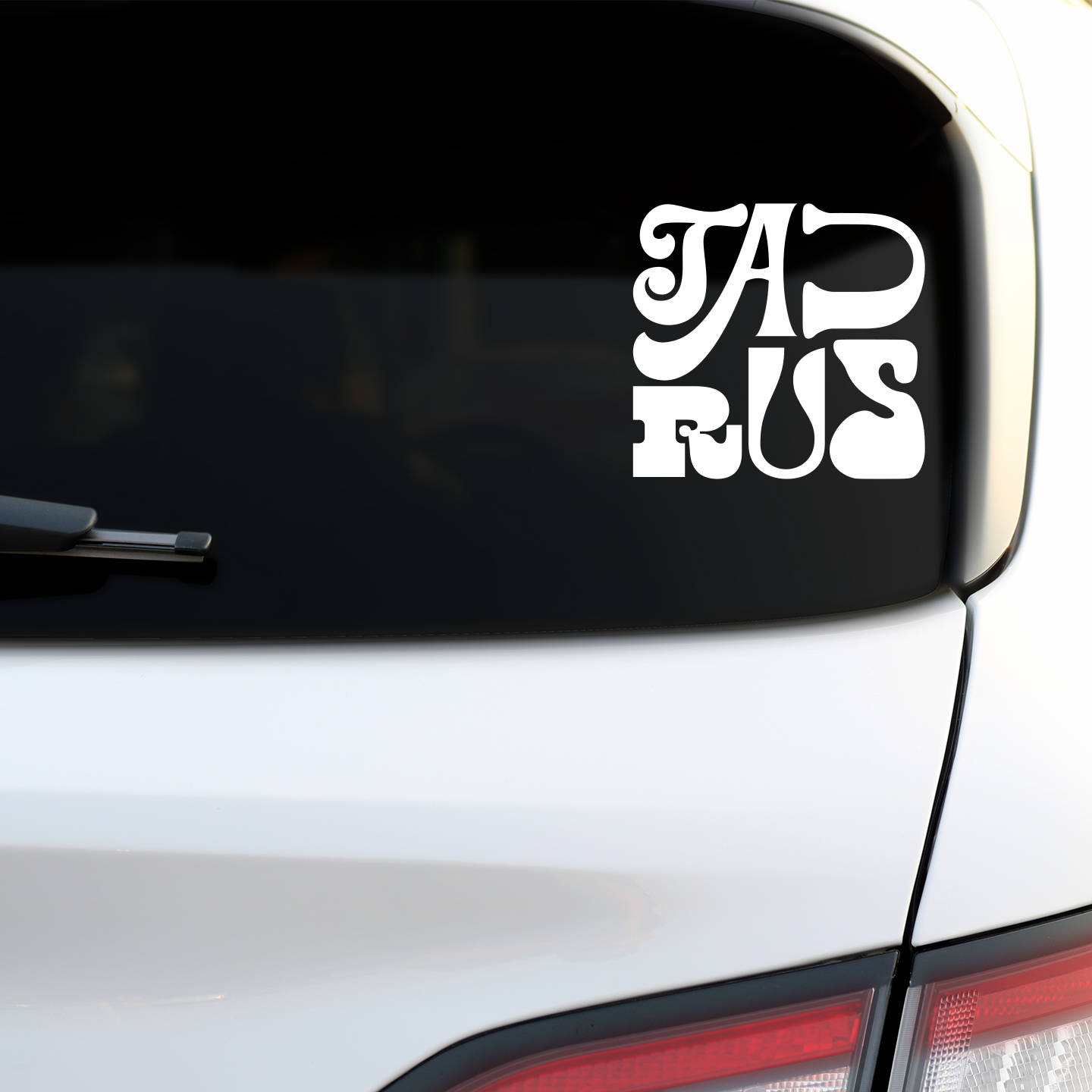 Taurus Retro Sticker
