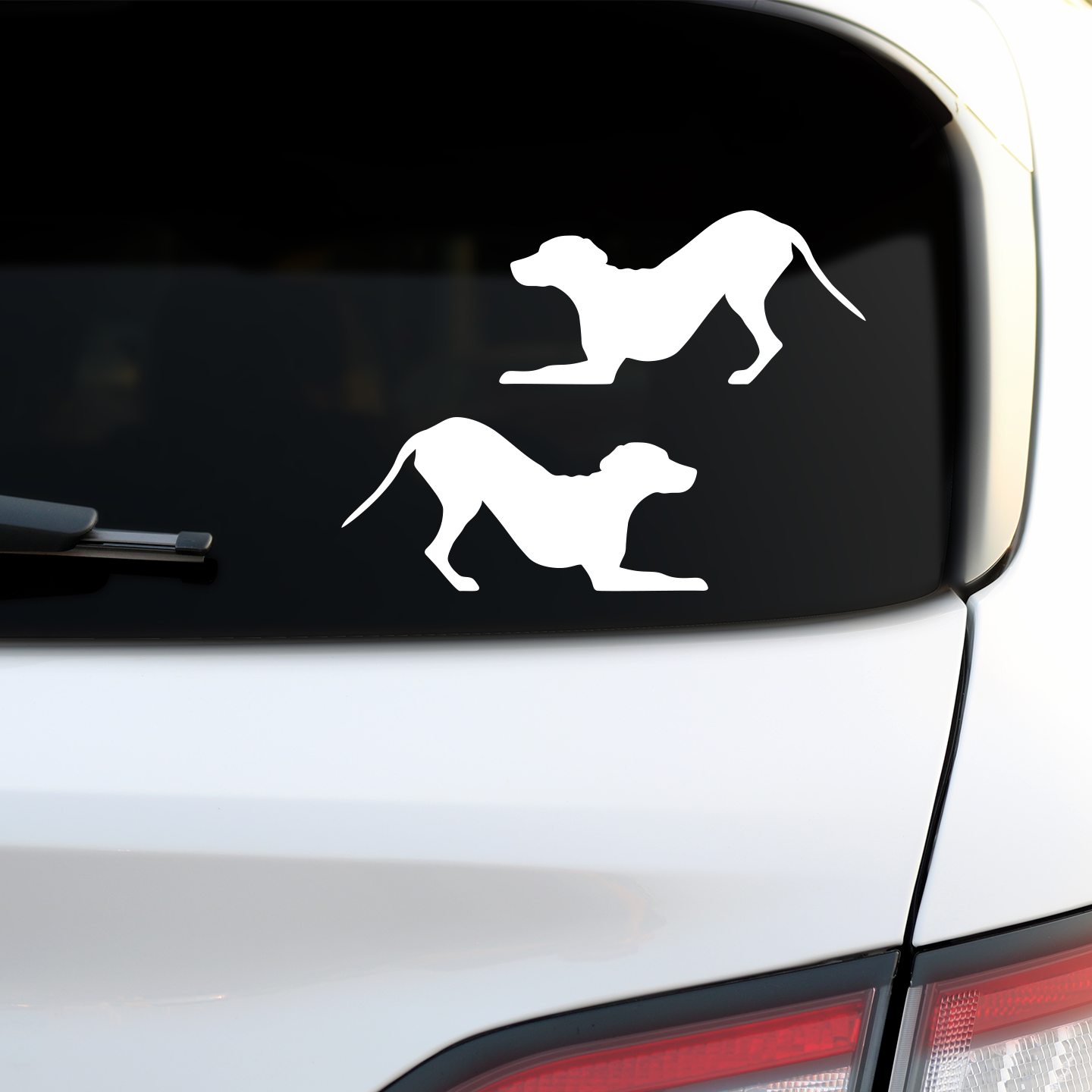 Dalmatian Silhouette Stickers