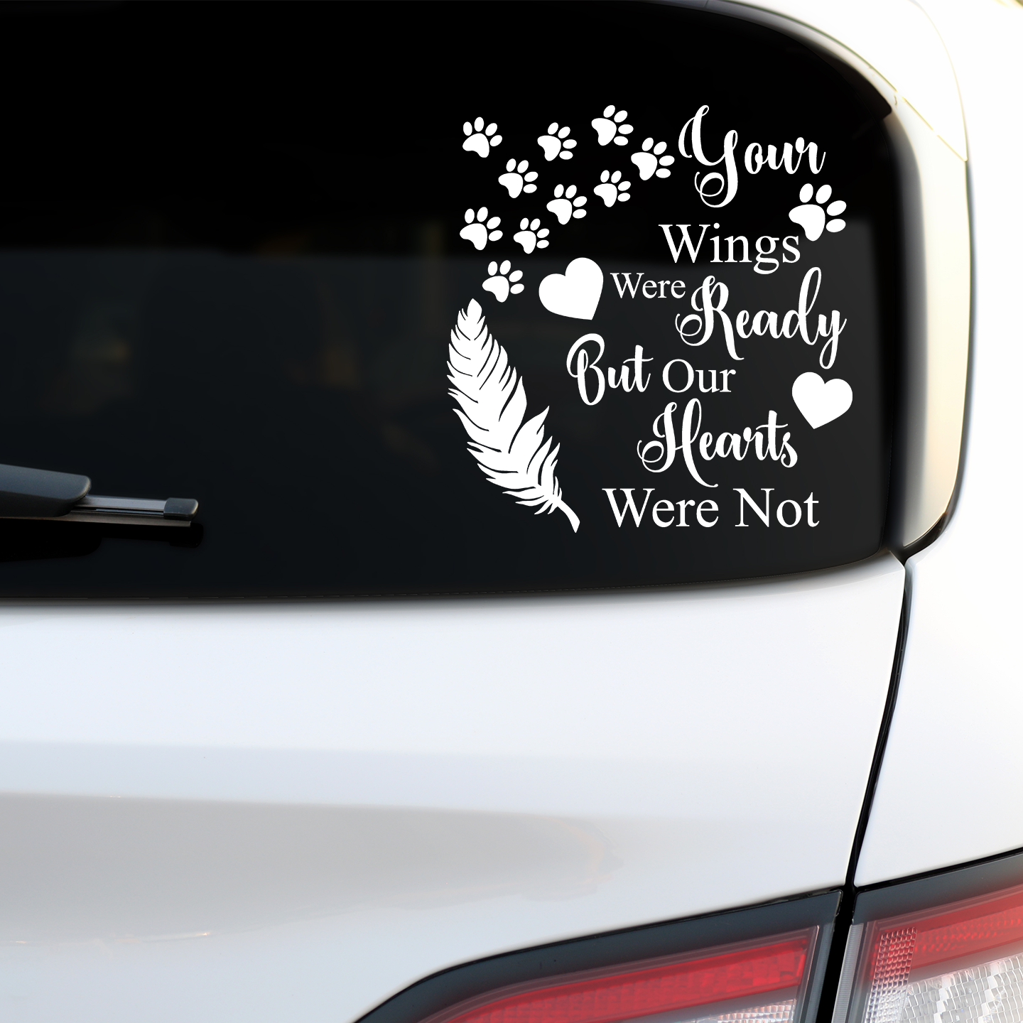Your Wings Were Ready Sticker
