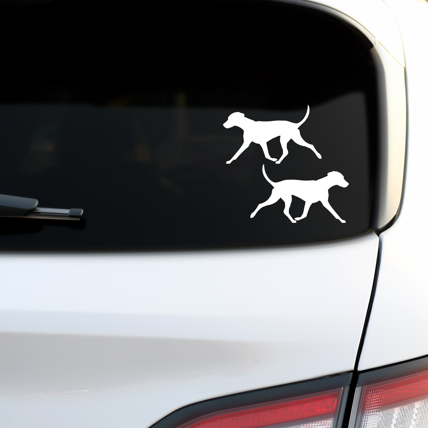 Dalmatian Silhouette Stickers