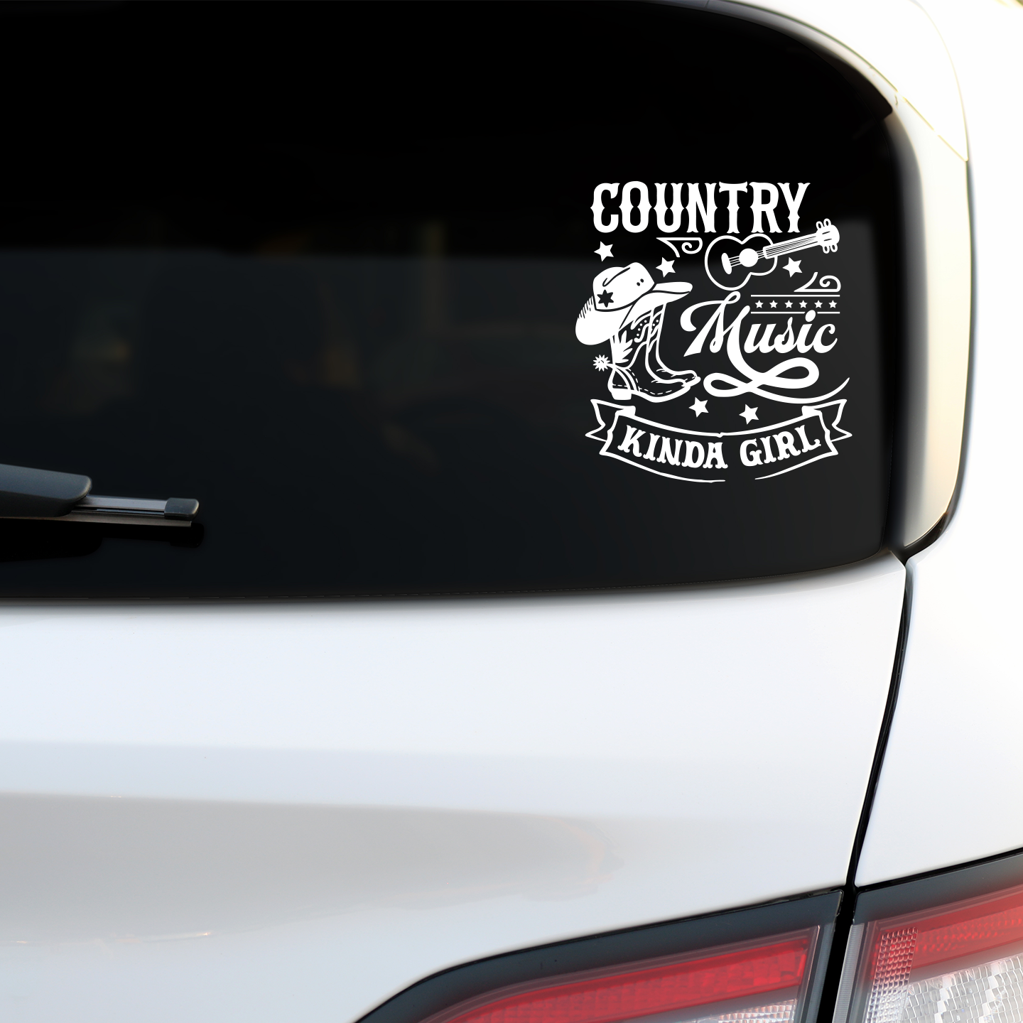 Country Music Kinda Girl Sticker