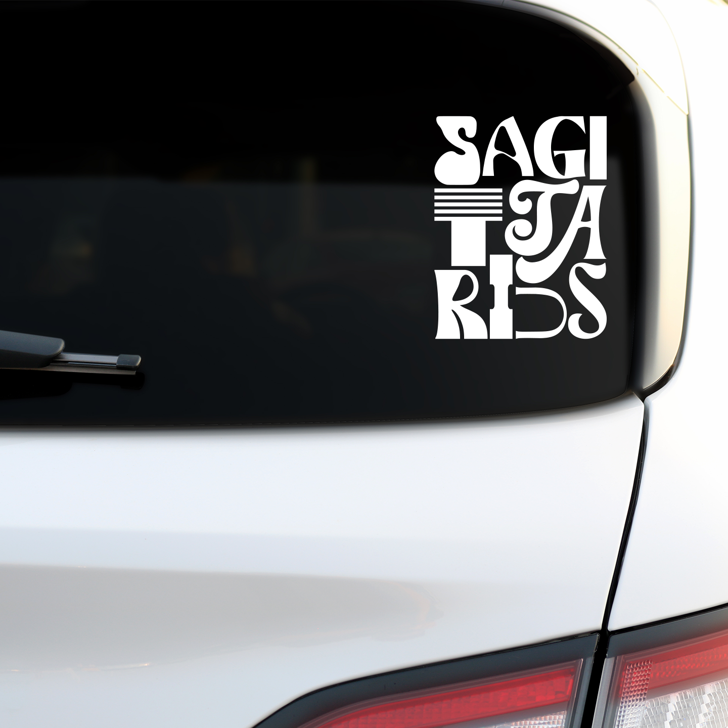 Sagittarius Retro Sticker