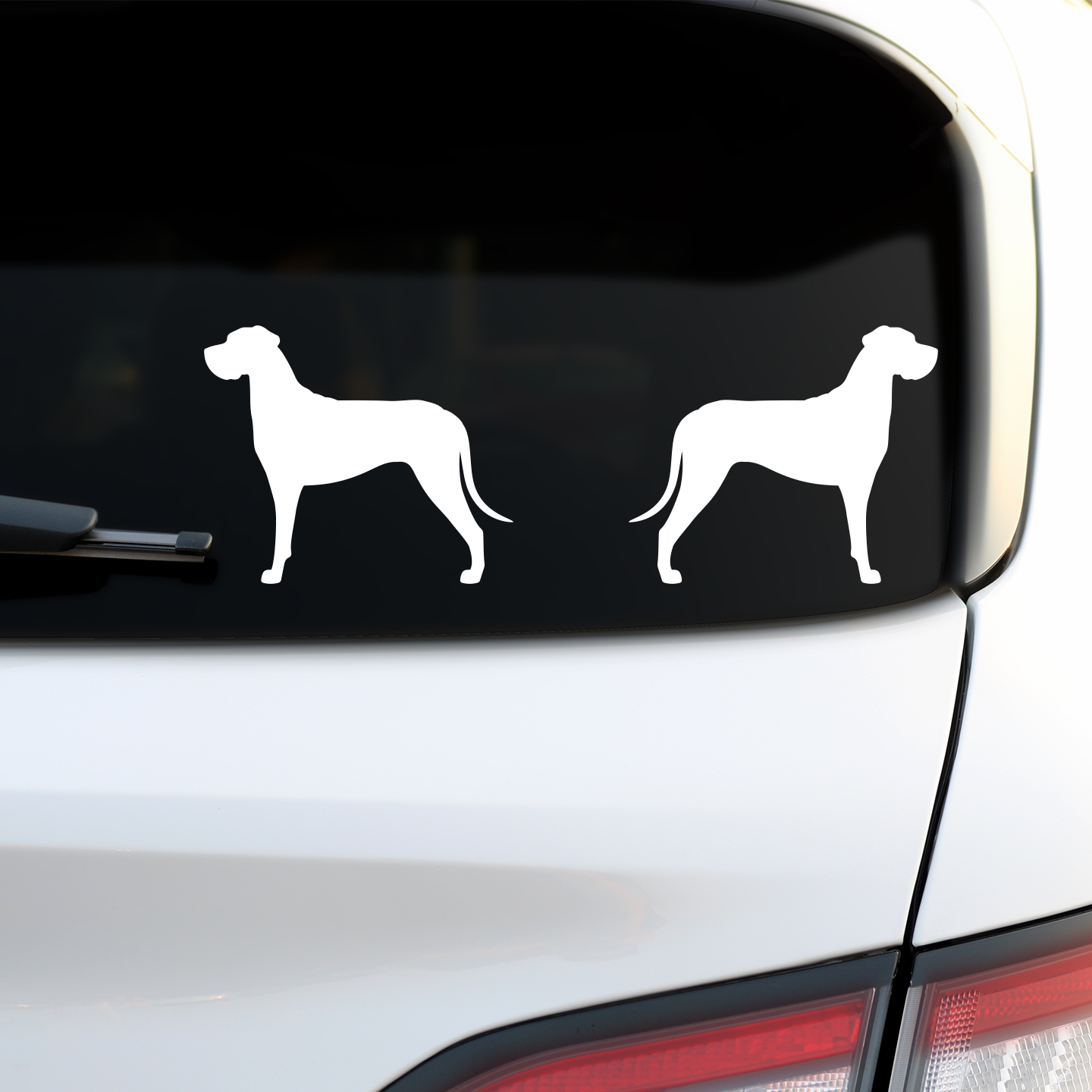 Great Dane Silhouette Stickers
