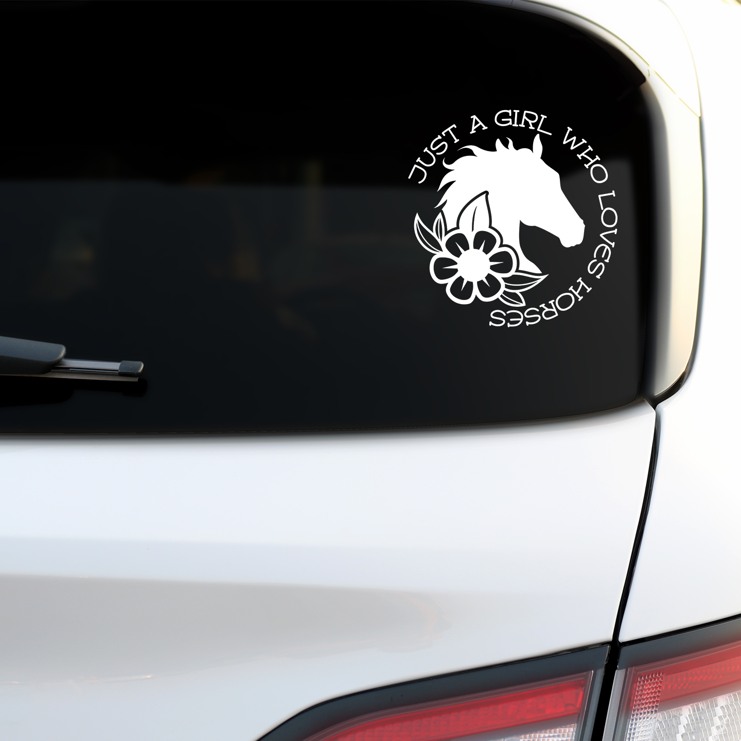 Just A Girl Who Loves Horses Sticker