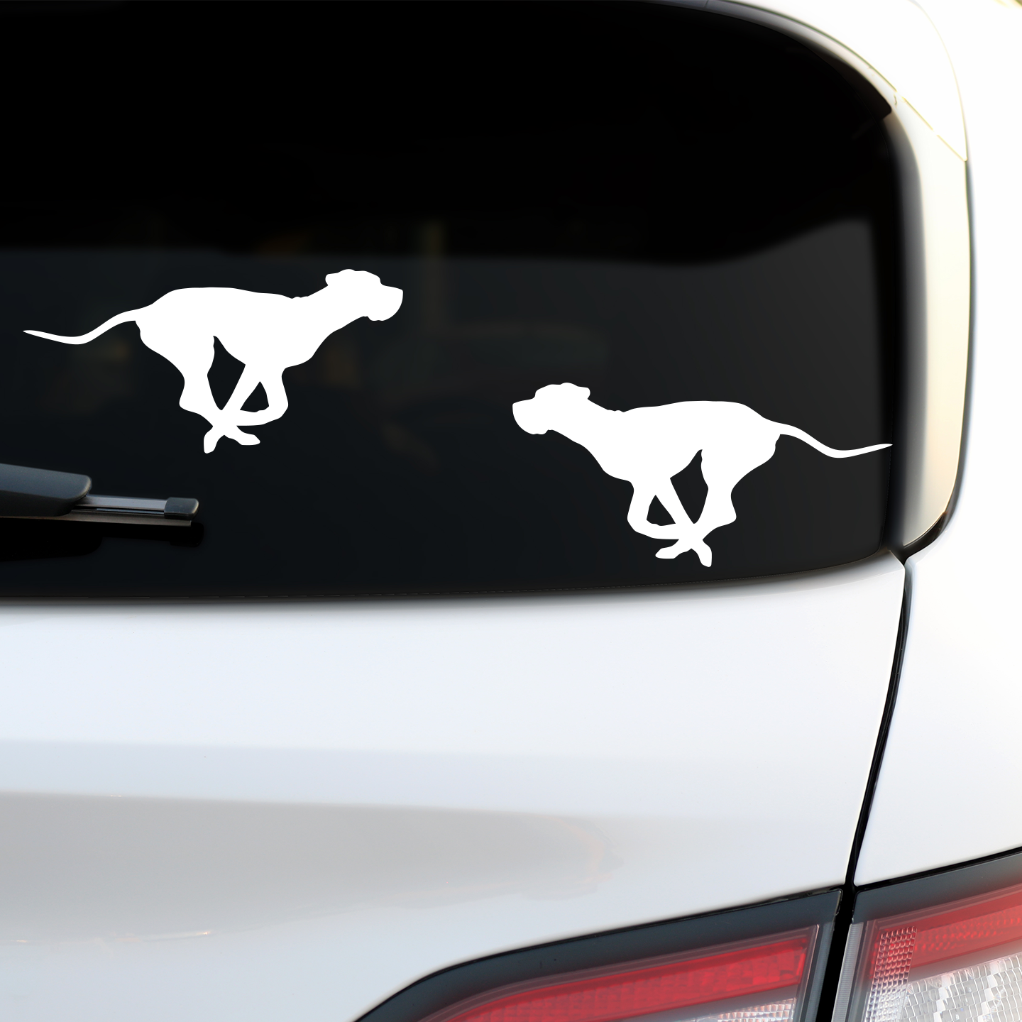 Great Dane Silhouette Stickers