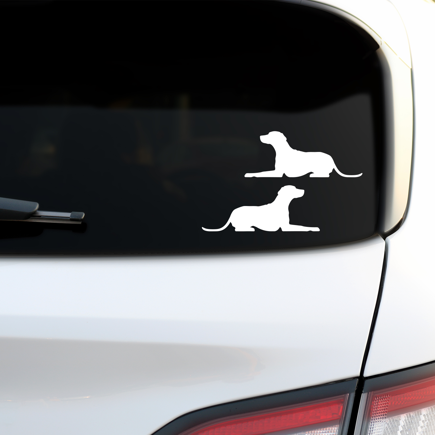 Dalmatian Silhouette Stickers