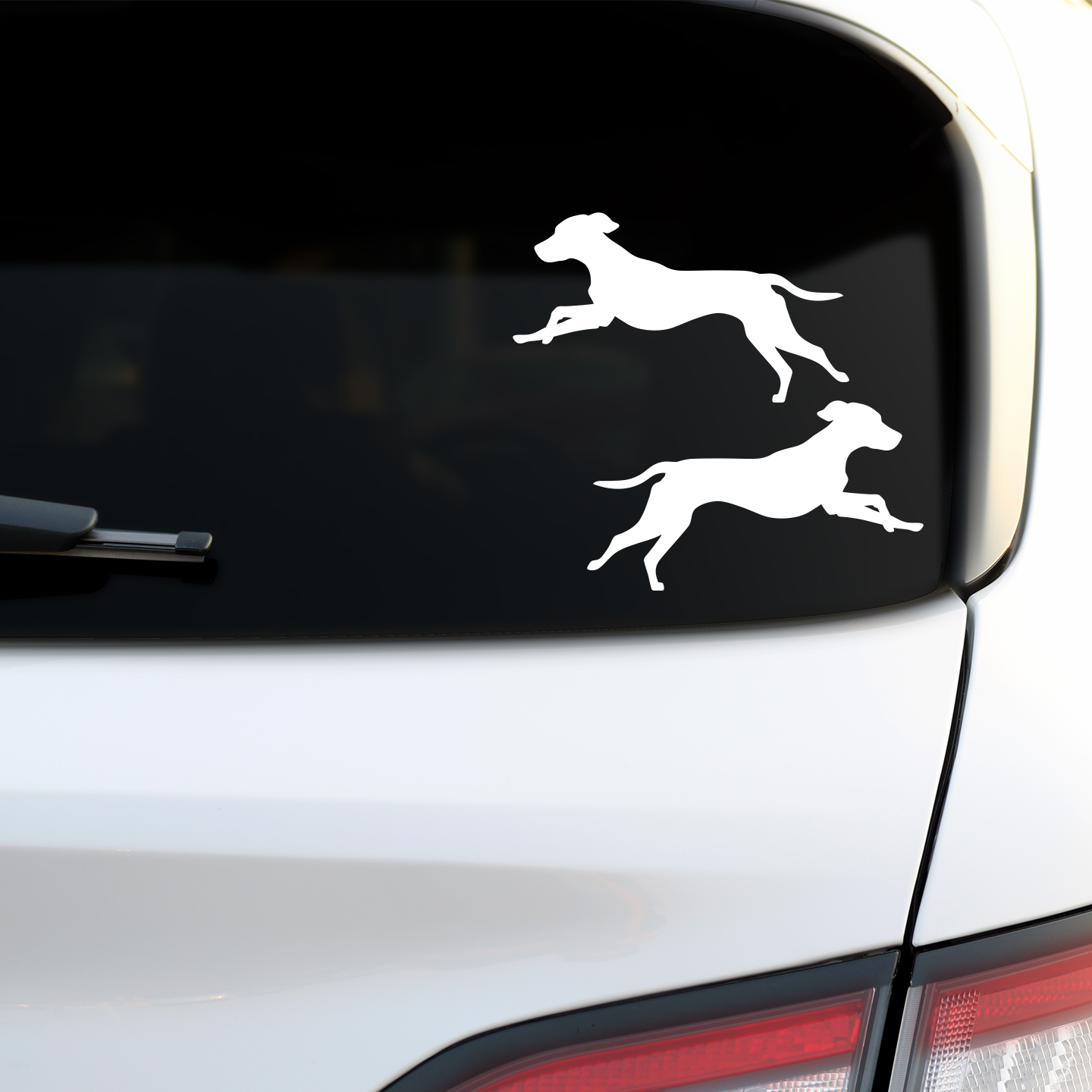 Dalmatian Silhouette Stickers