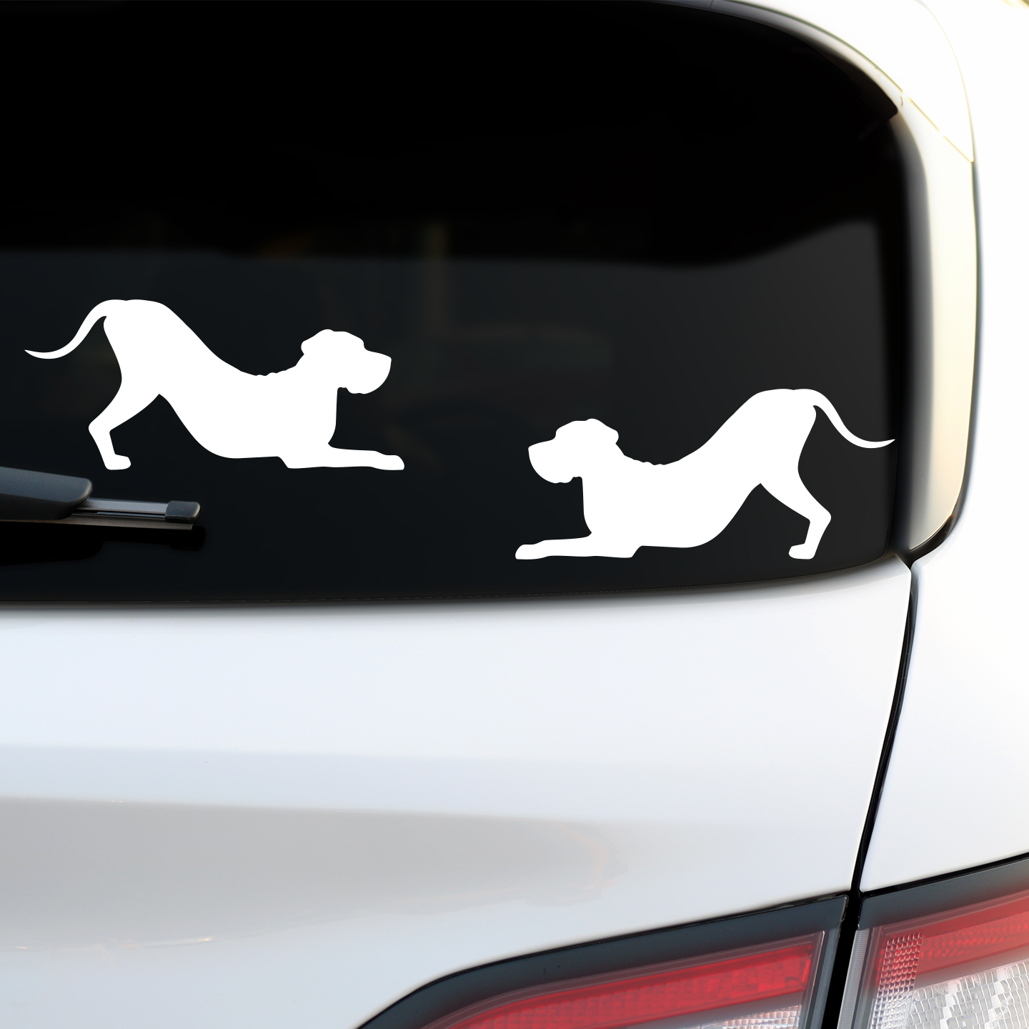 Great Dane Silhouette Stickers
