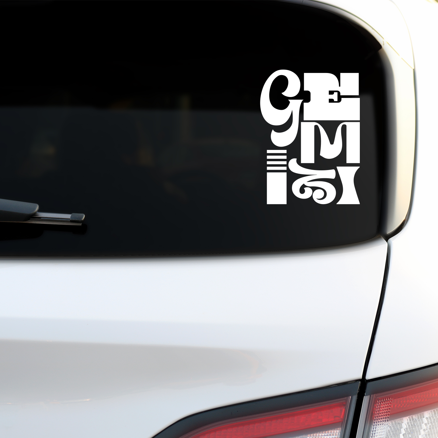 Gemini Retro Sticker