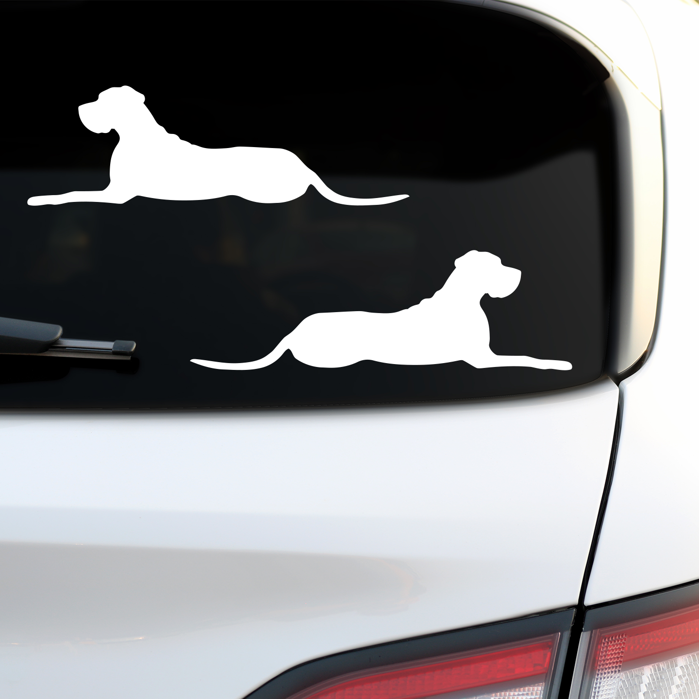 Great Dane Silhouette Stickers