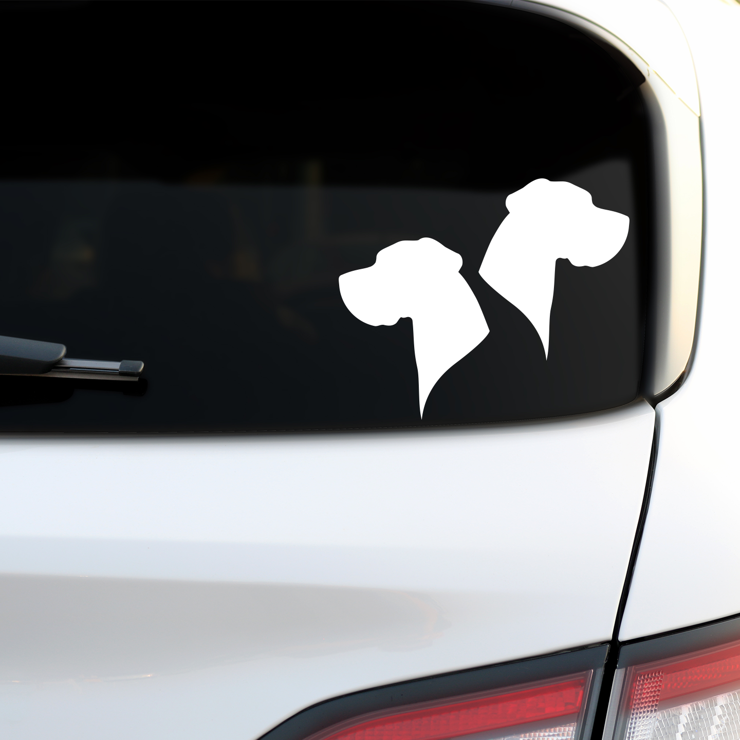 Great Dane Silhouette Stickers