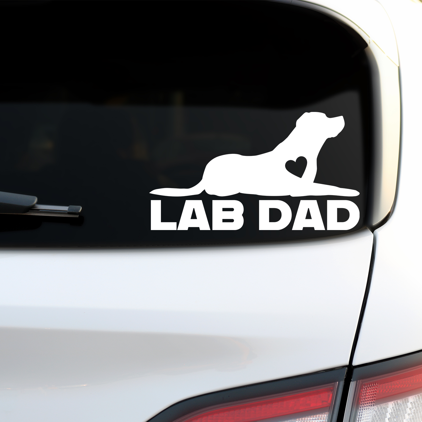 Lab Dad - Labrador Retriever Sticker
