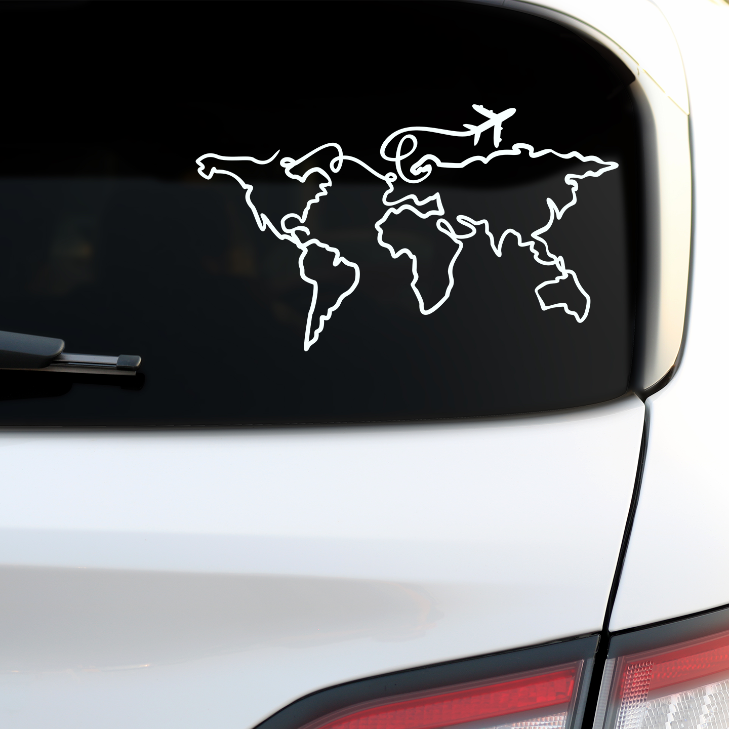 Lap Around The World Sticker
