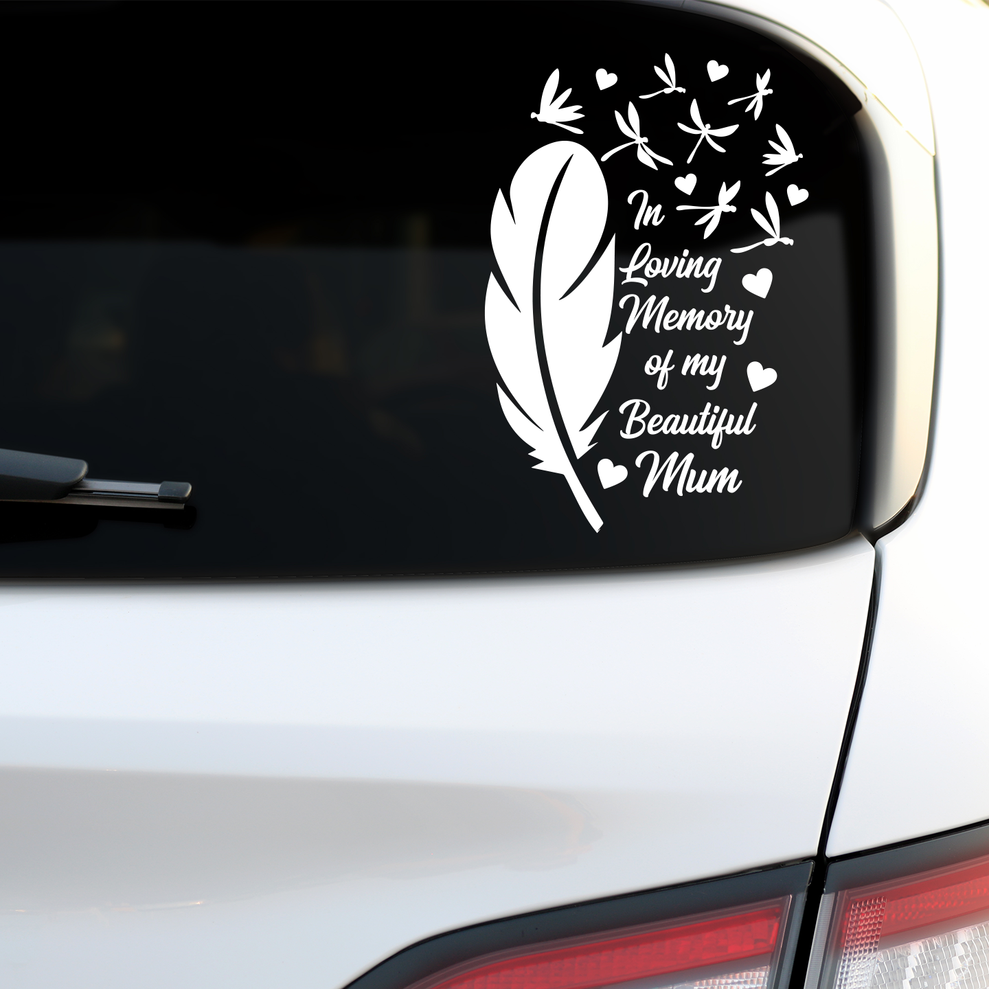 In Loving Memory Mum Memorial Sticker