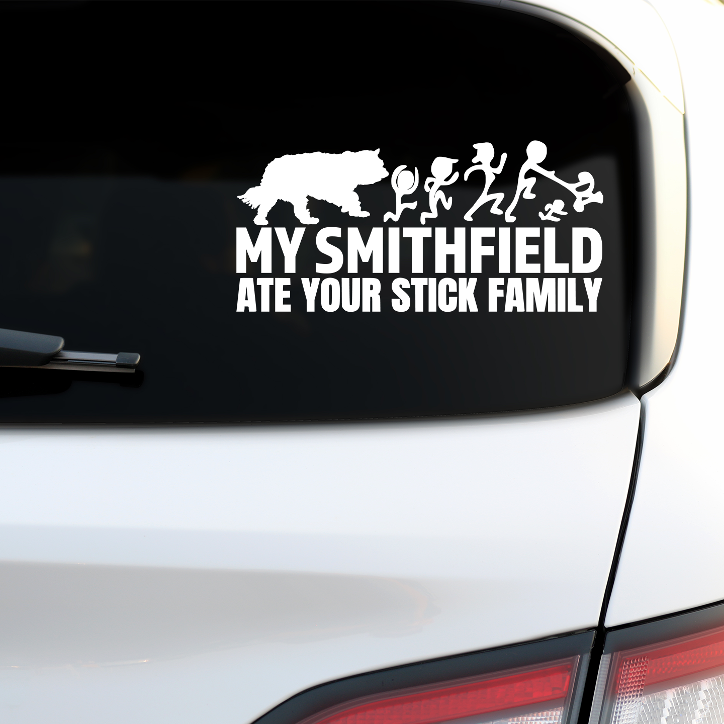 My Smithfield Ate Your Stick Family Sticker